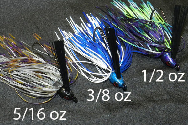 THKFISH Fishing Lures Fishing Jigs Swim Jigs Fishing Jigs Bass Mix Color  Metal Lead Fishing Jigs Kit 1/5oz 1/4oz 3/8oz 1/2oz 5pcs, Jigs 